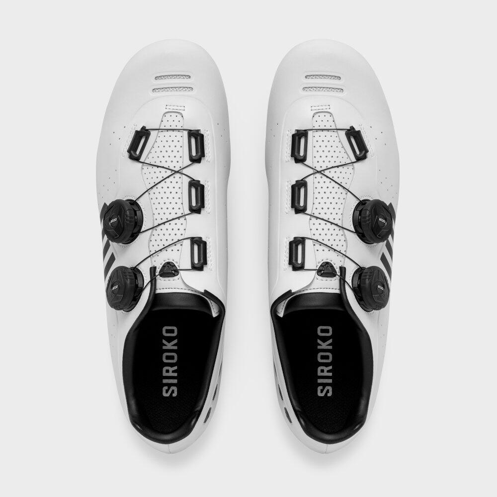 Herren und Damen Radsport Rennradschuhe Infinity Weiß 4/7