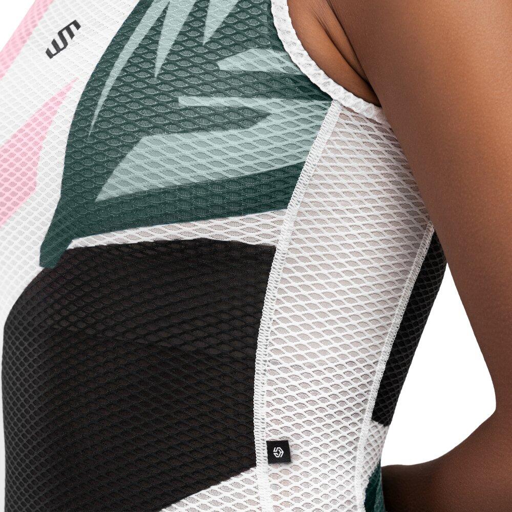 Damen Radsport fahrradbaselayer für Amazonas Weiß 5/7
