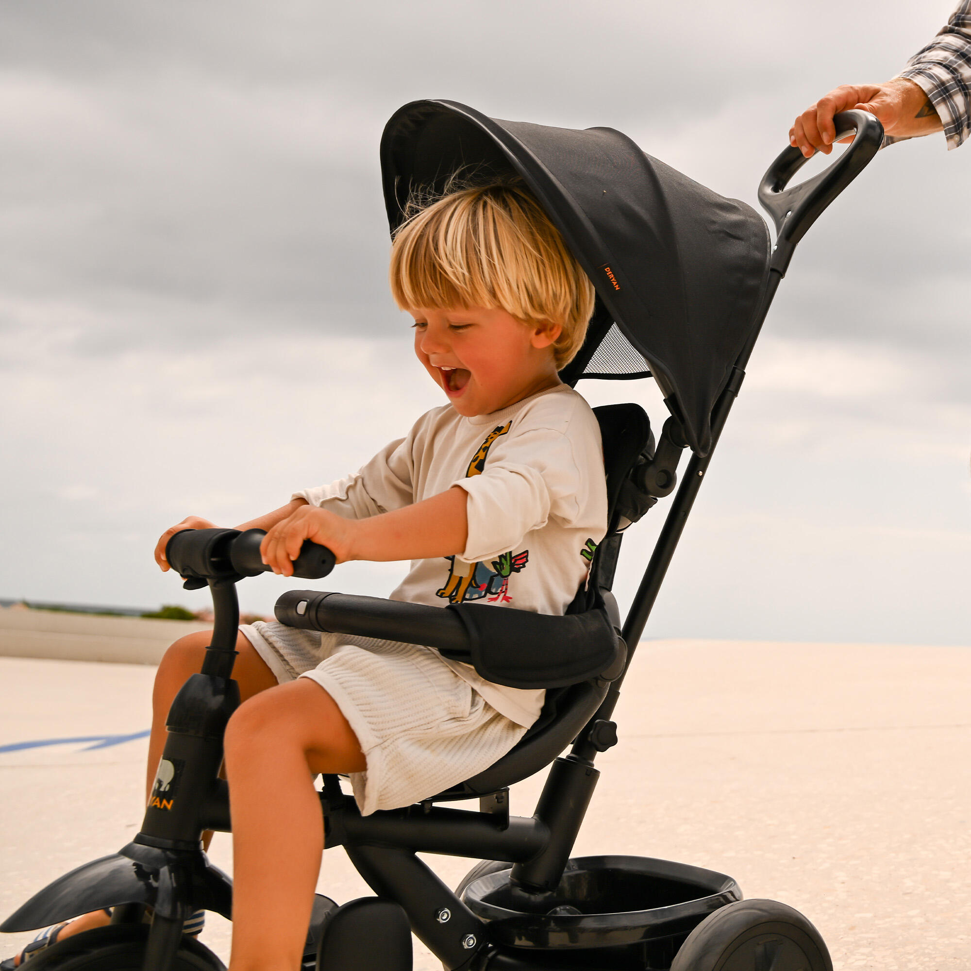 Tricycle Adventurer - Réglable et pivotant à 360º - Noir 7/7