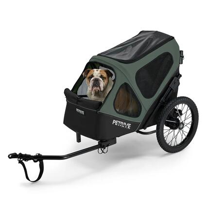3in1 Przyczepka rowerowa składana oraz wózek jogger dla psa PETRIVE do 30 kg
