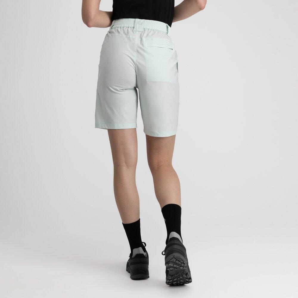 Pantalón corto montaña repelente al agua mujer senderismo Solara Mint Verde 6/6