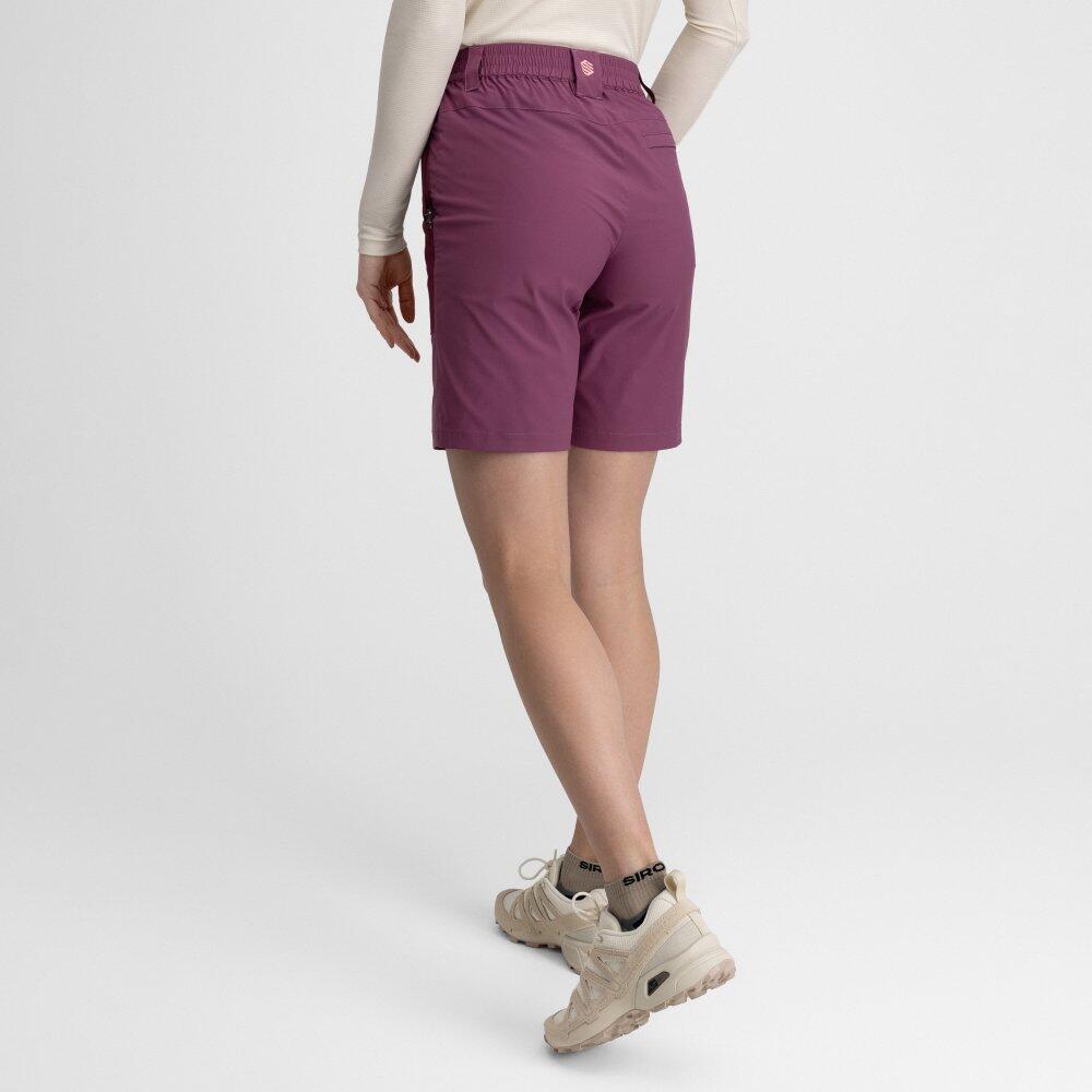 Damen Wandern wasserabweisende wandershorts Solara Purple Lila 6/7