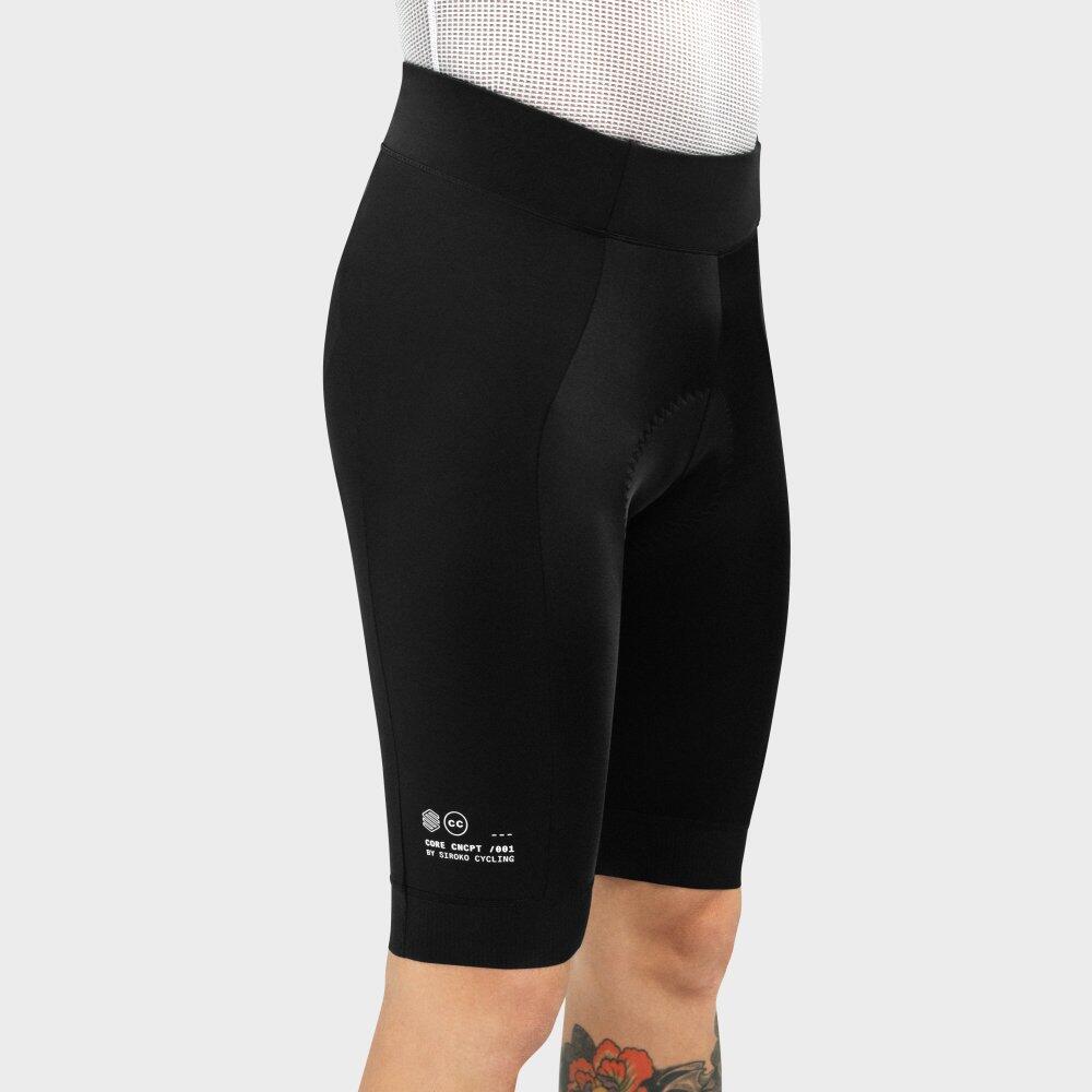 Herren Radsport kurze fahrradhose mit sitzpolster für Core Ridge Schwarz 5/7