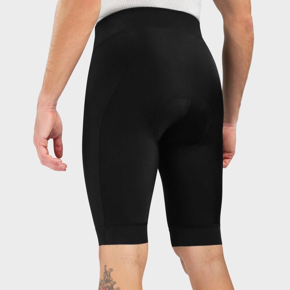 Herren Radsport kurze fahrradhose mit sitzpolster für Core Ridge Schwarz 6/7