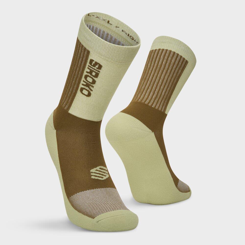 Chaussettes VTT mi-mollet Cyclisme Homme et Femme MTB Shred Matcha Vert 6/6