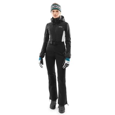 Tuta da sci integrale da donna Sport invernali O1 Kyla Nero