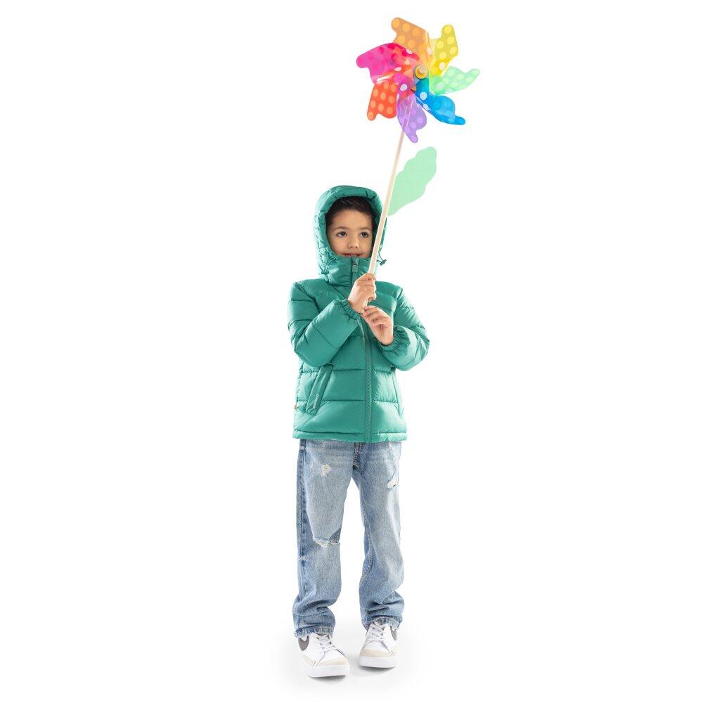 Doudoune garçon Lifestyle Enfants Jellybean Vert 4/7