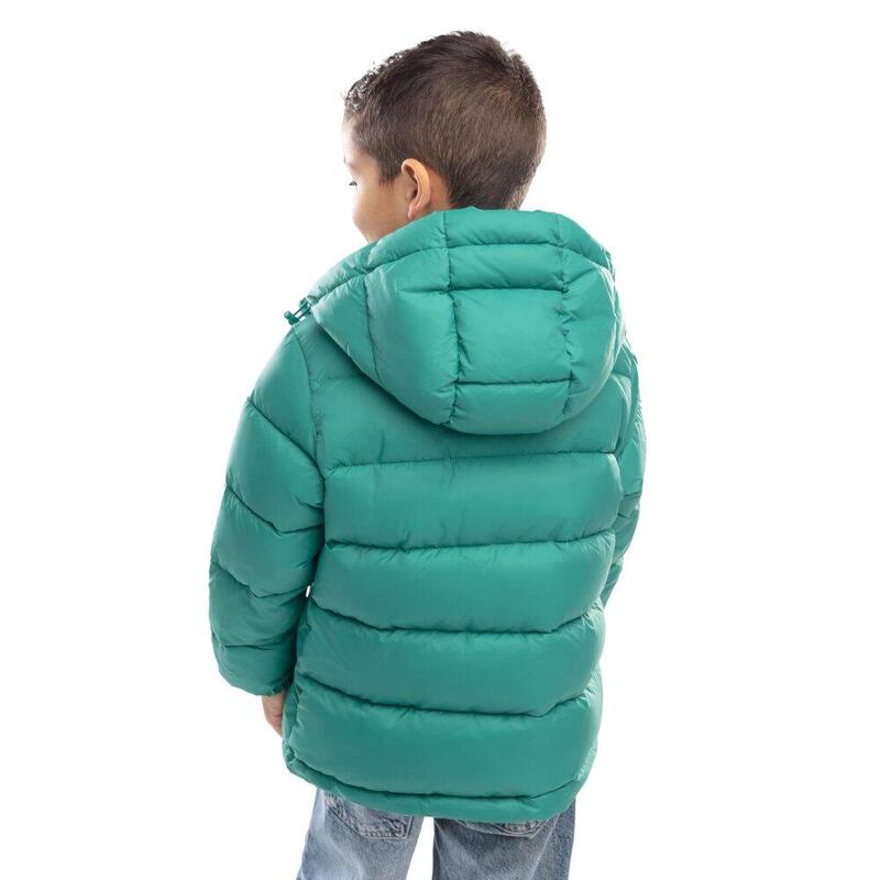 Jachetă puffer pentru băieți Jellybean Verde