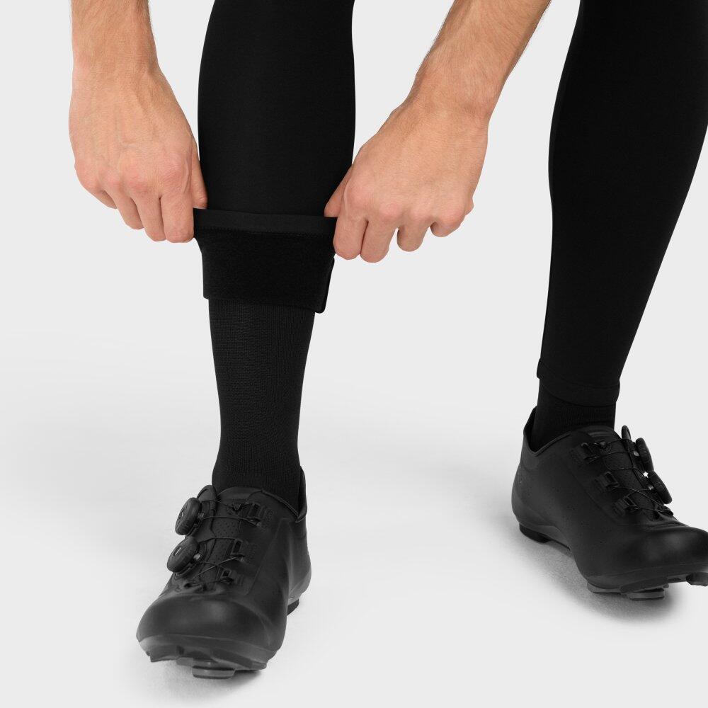 Cuissard long vélo thermique avec peau homme Cyclisme Core Speed Noir 5/7