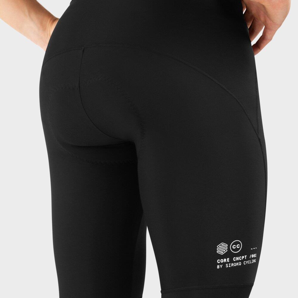 Cuissard long vélo thermique avec peau homme Cyclisme Core Speed Noir 6/7