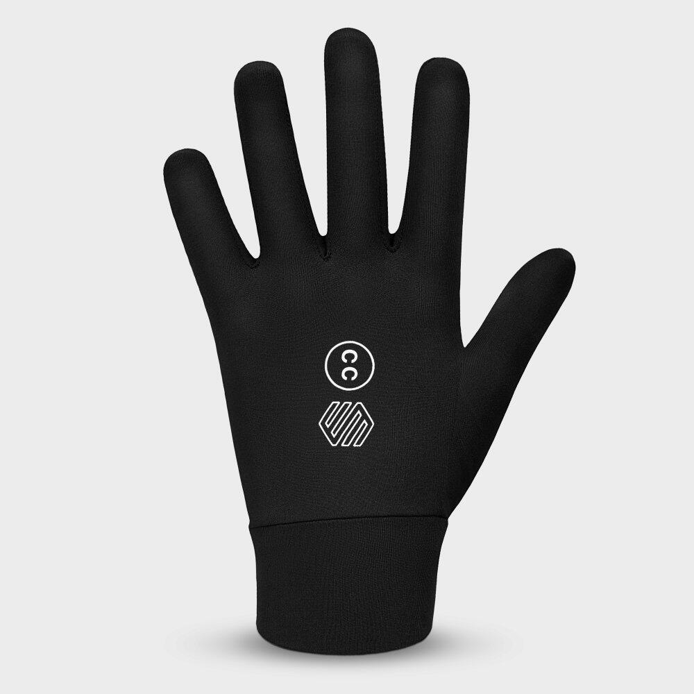 Luvas de ciclismo de meia-estação Homem e mulher Core Hekla Preto 5/6