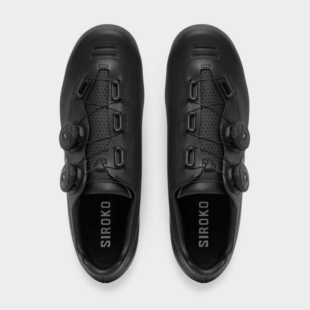 Chaussures vélo route Cyclisme Homme et Femme Revolve Noir 4/7