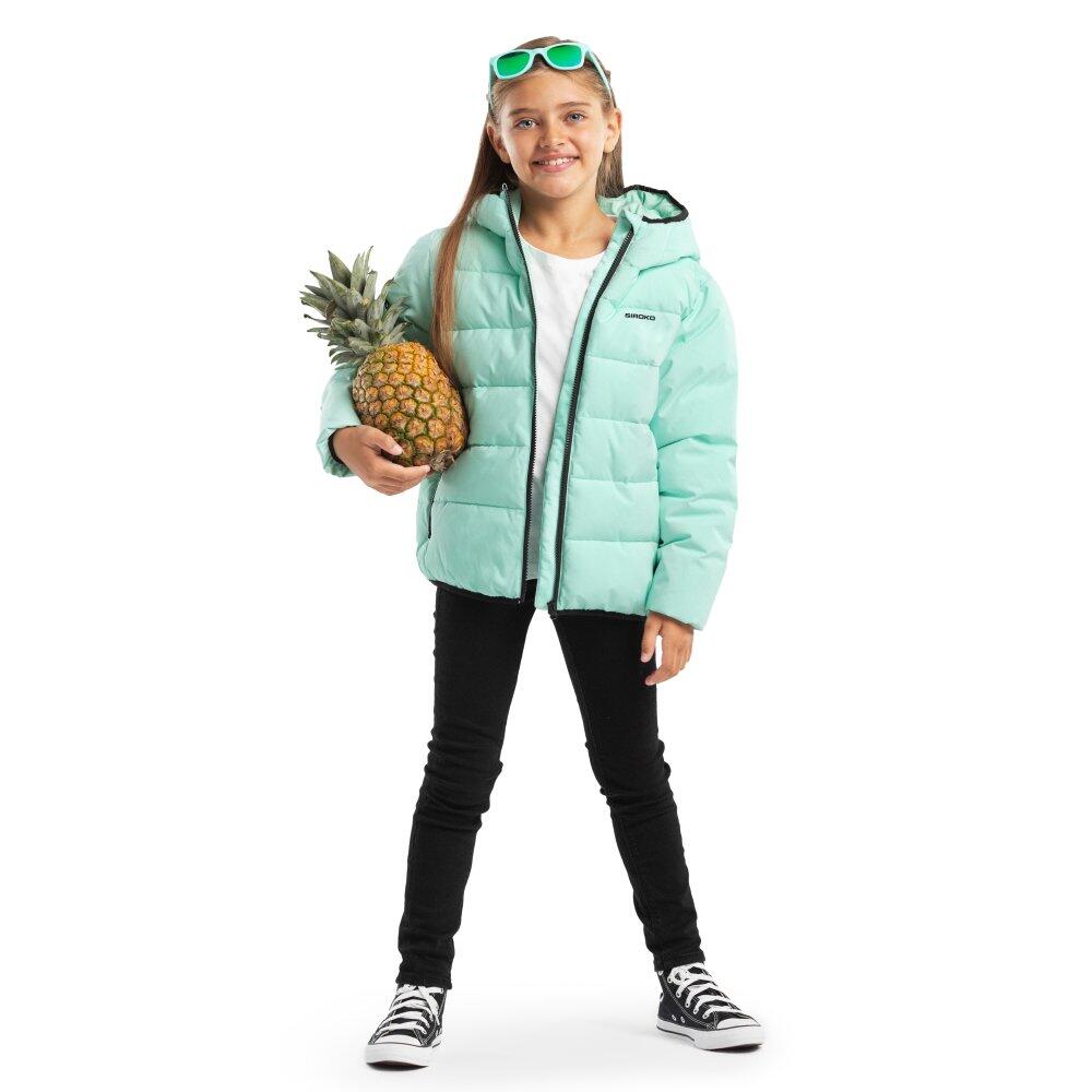 Doudoune imperméable fille Lifestyle Enfants POV-G Vert 4/7