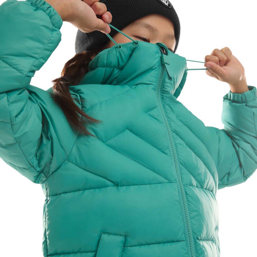 Kinderen Lifestyle Meisjes pufferjas Jellybean-G Groen 4/7