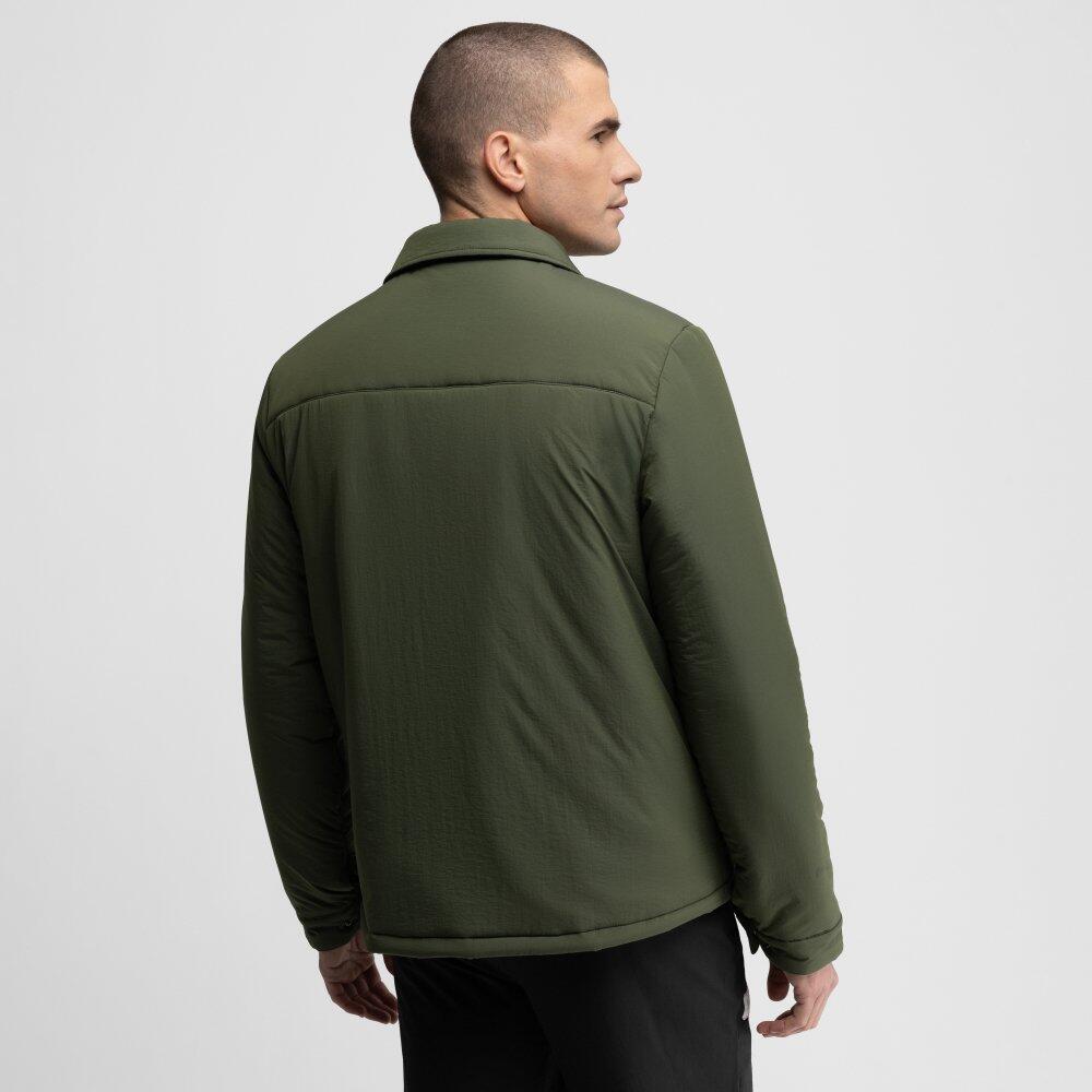 Herren Radsport isoliertes gravel-overshirt Timber Grün 6/7