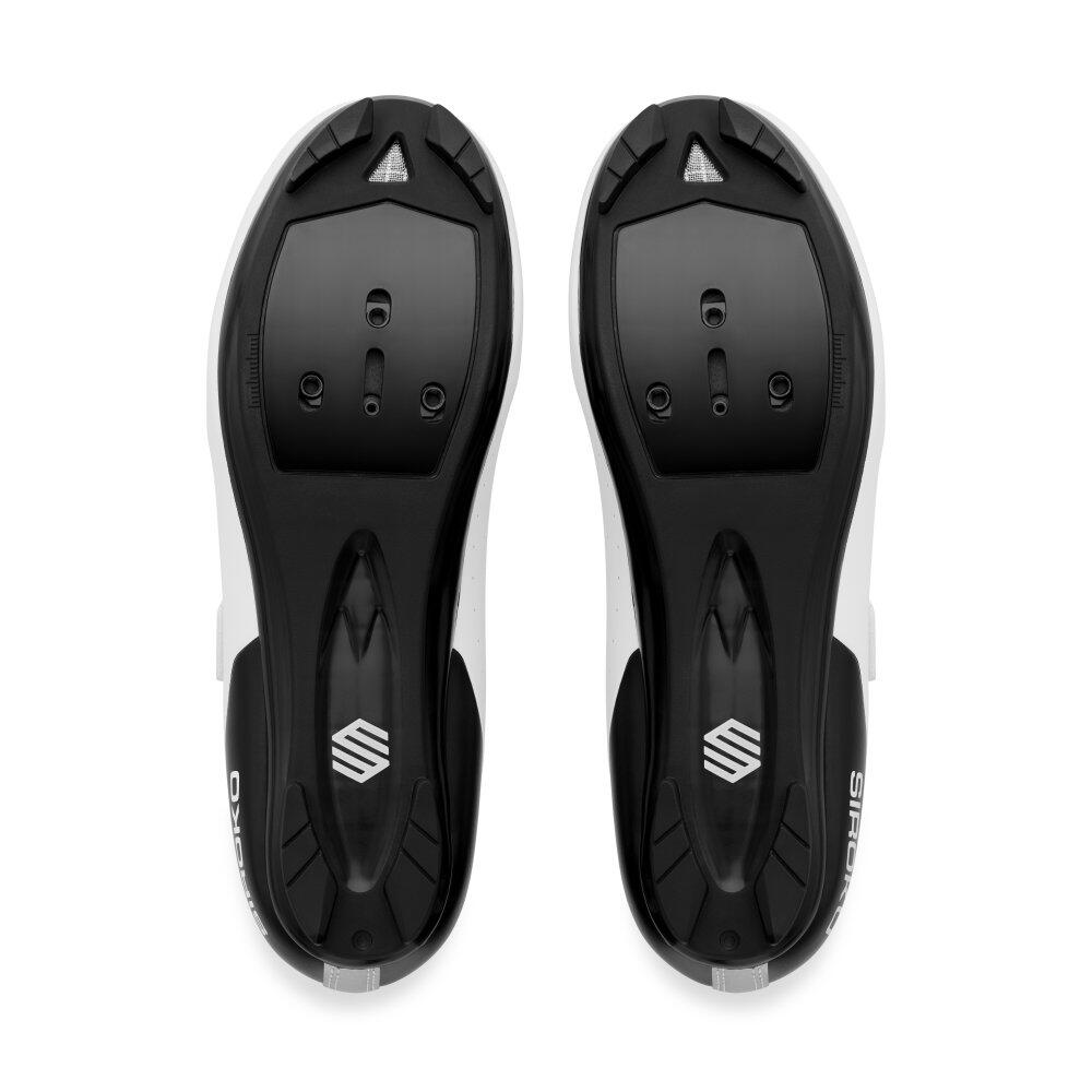 Sapatos para ciclismo de estrada Homem e mulher RideRev White Branco 5/7