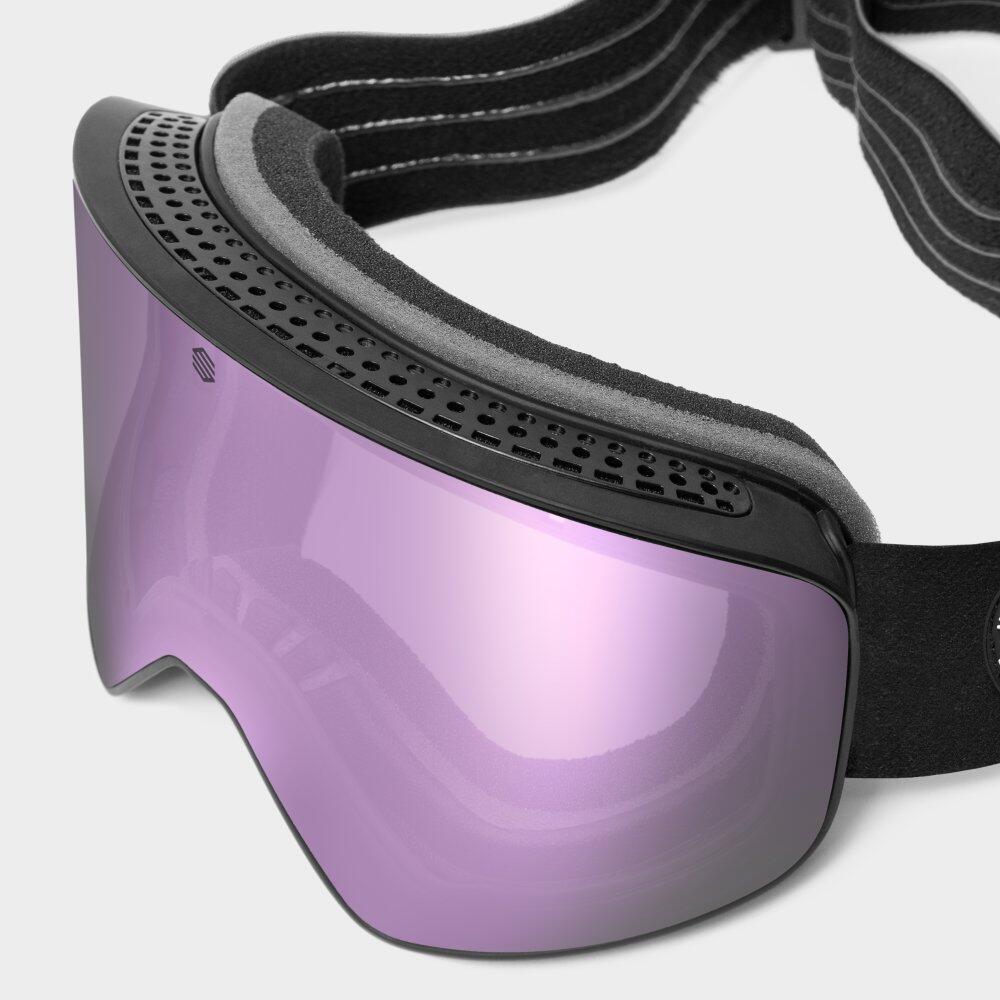 Herren und Damen Wintersport Skibrille GX Grizzly Lavendel 5/7