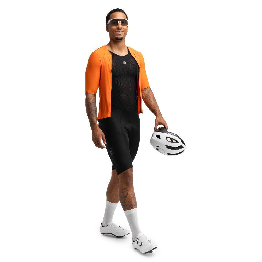 Culote corto ciclismo hombre SRX World Series Negro 3/8