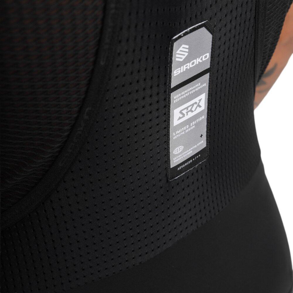 Culote corto ciclismo hombre SRX World Series Negro 5/8