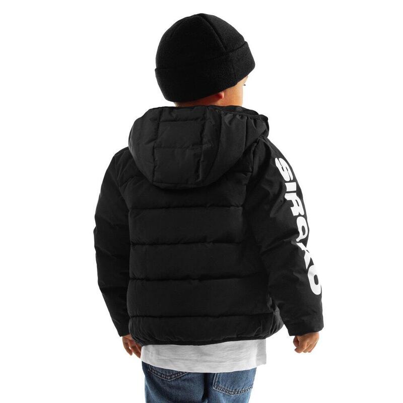 Jachetă puffer rezistentă la apă pentru băieți Trend Negru