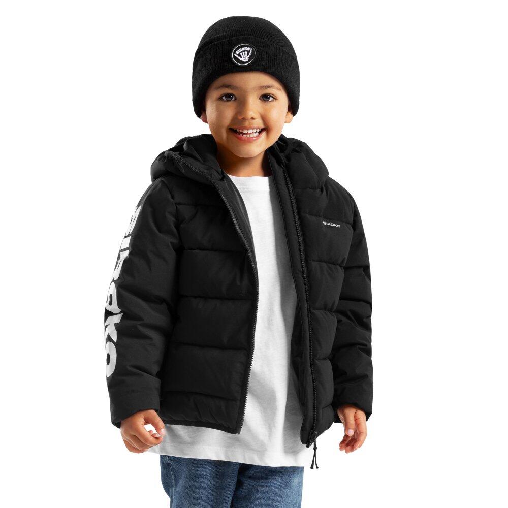 Kids Lifestyle Boys’ water-resistant puffer jacket Trend Black