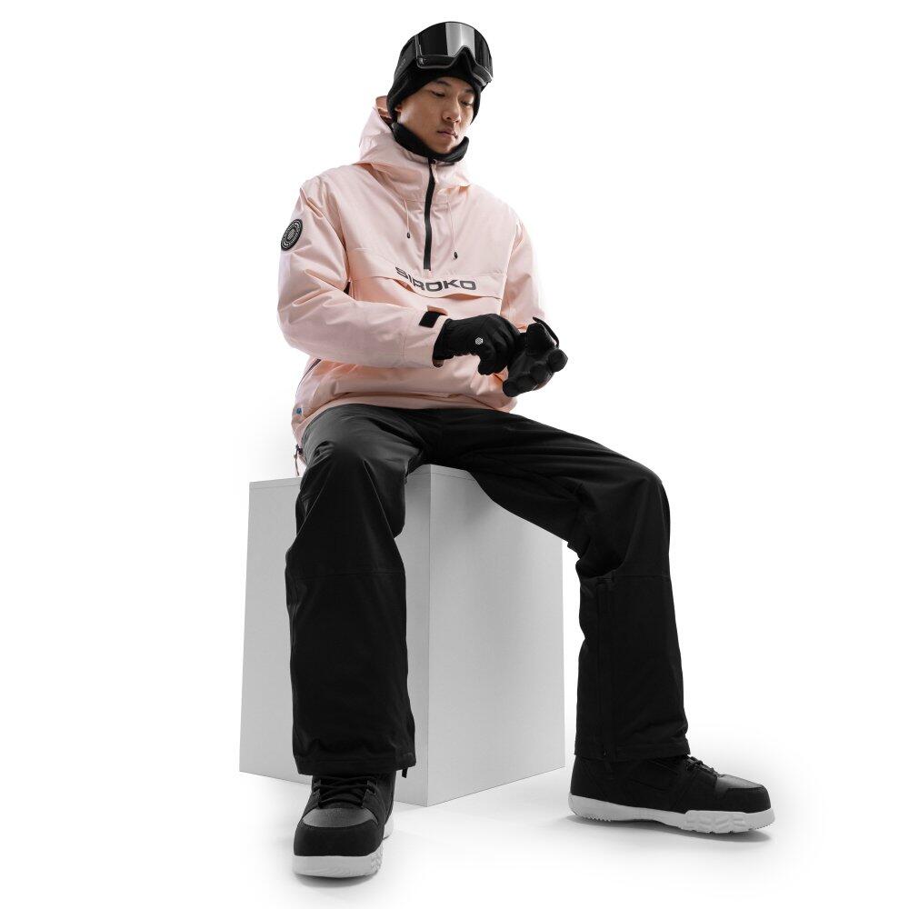 Giacca da snowboard da uomo Sport invernali W6 Flims Rosa 3/7