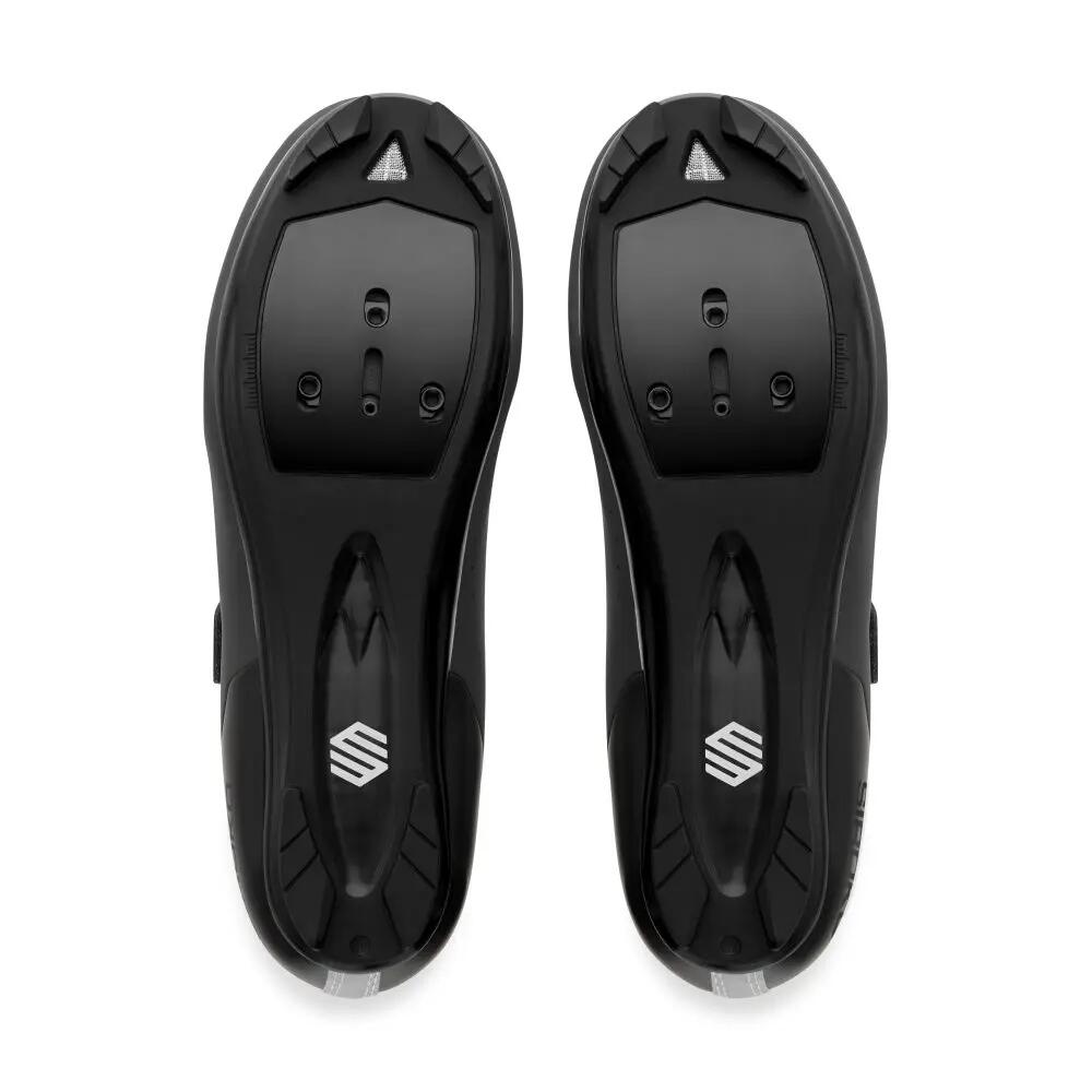 Zapatillas de ciclismo carretera Hombre y Mujer RideRev Black Negro 5/7
