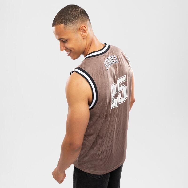 Tricou de baschet masculin IBZ Pedrera Brown Maro
