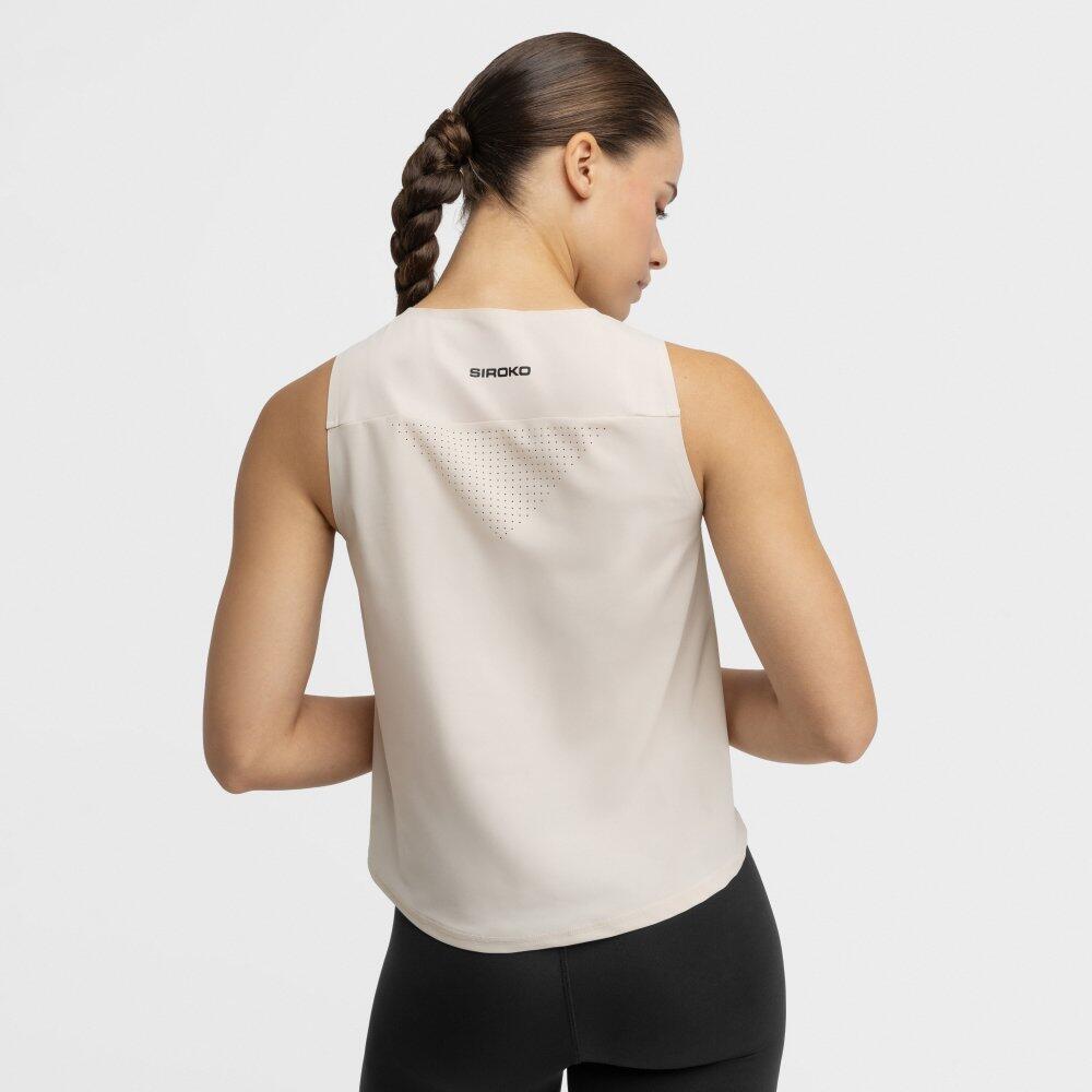Damen Wandern trailrunning-tanktop Volt Stone Beige 6/7