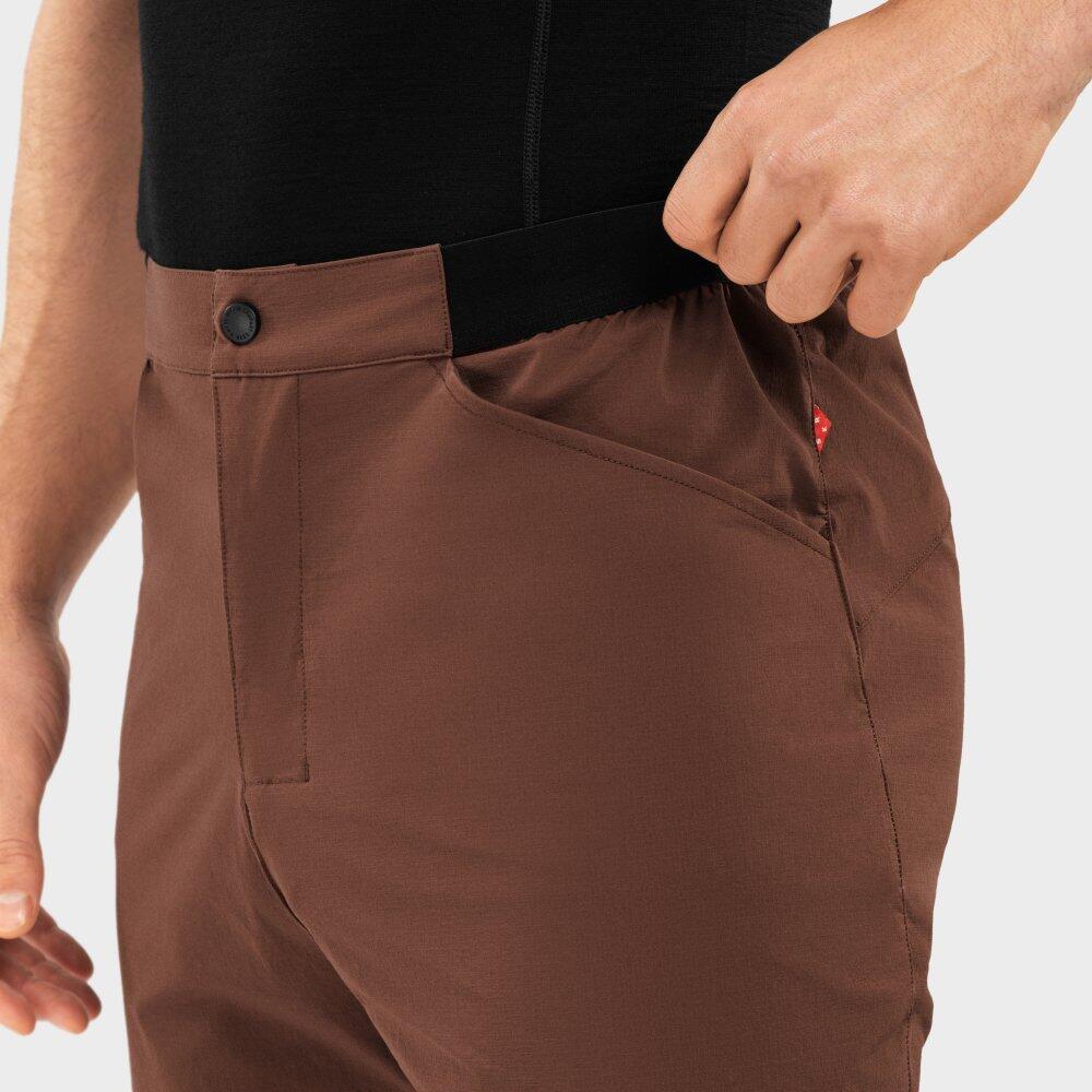Shorts da gravel uomo Ciclismo Valley Marrone 5/7