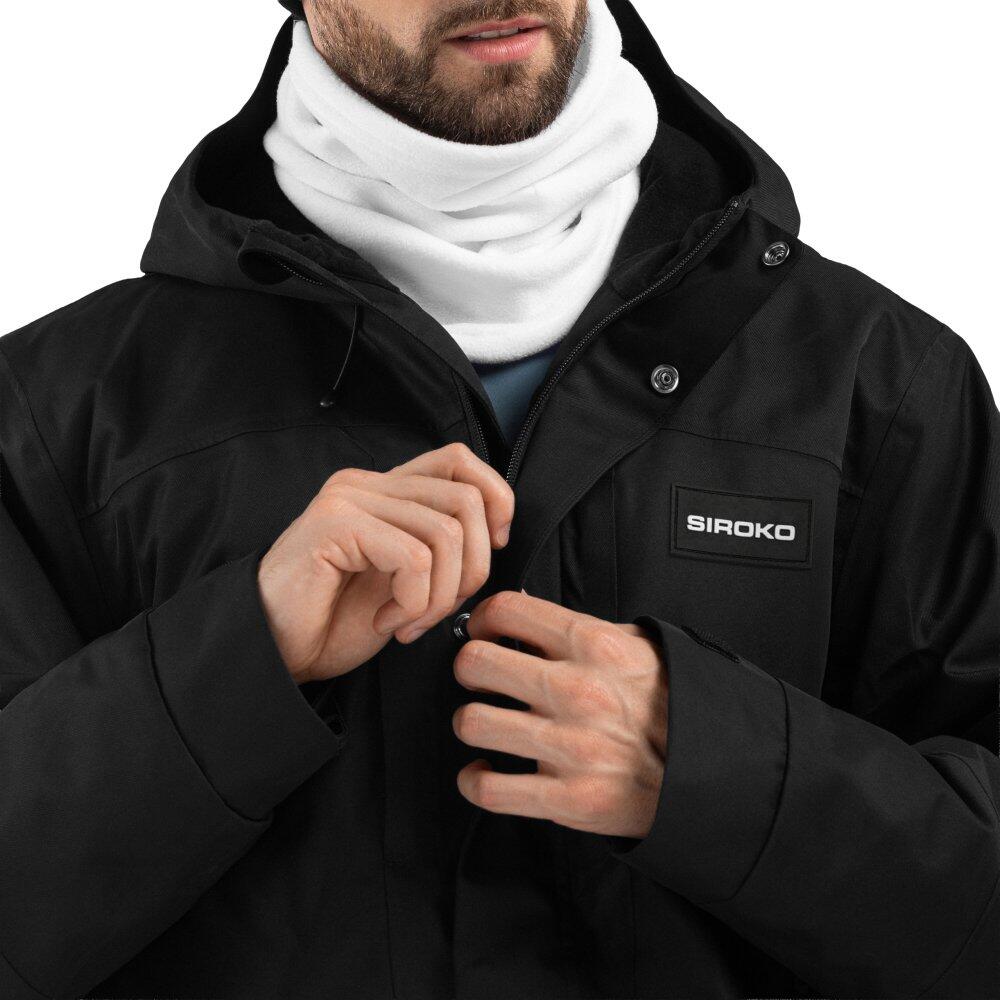 Giacca da snowboard da uomo Sport invernali W4 Vostock Nero 4/7