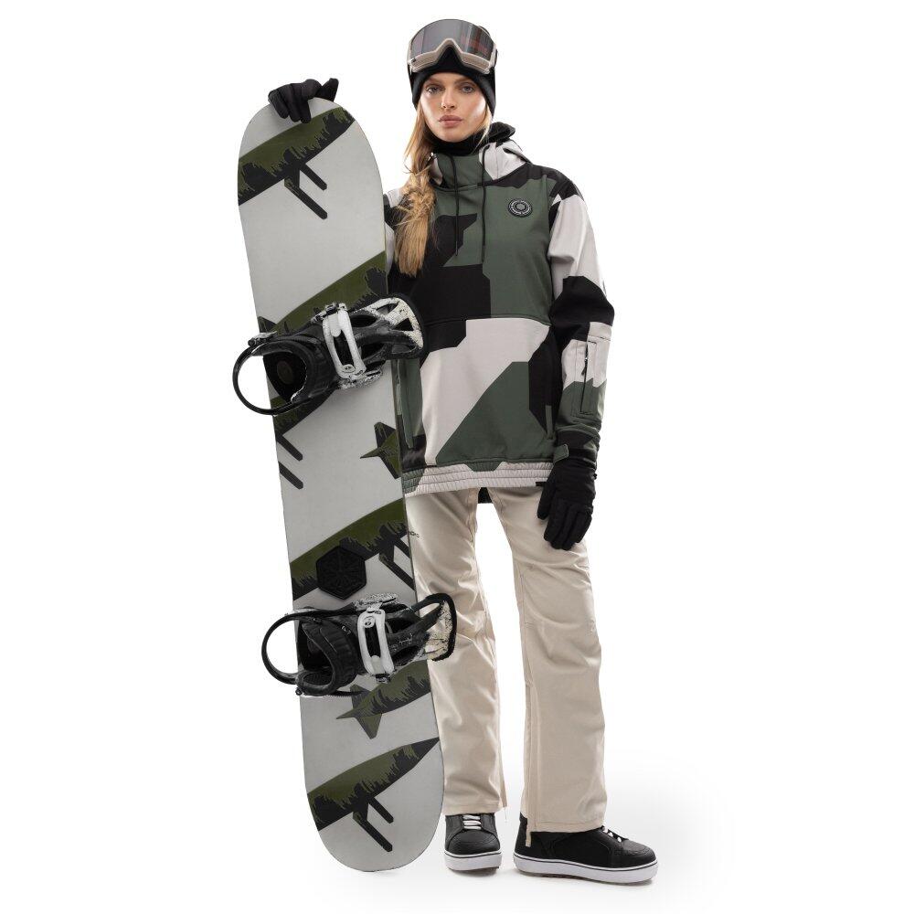 Casaco de snowboard para mulher Desportos de inverno W1-W Corbet Verde 3/8