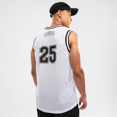Heren lifestyle basketbalshirt ibz pedrera white wit