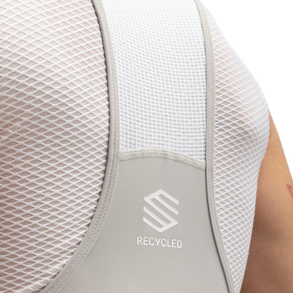 Salopette da ciclismo in tessuti riciclati da donna Sía Grigio 5/7