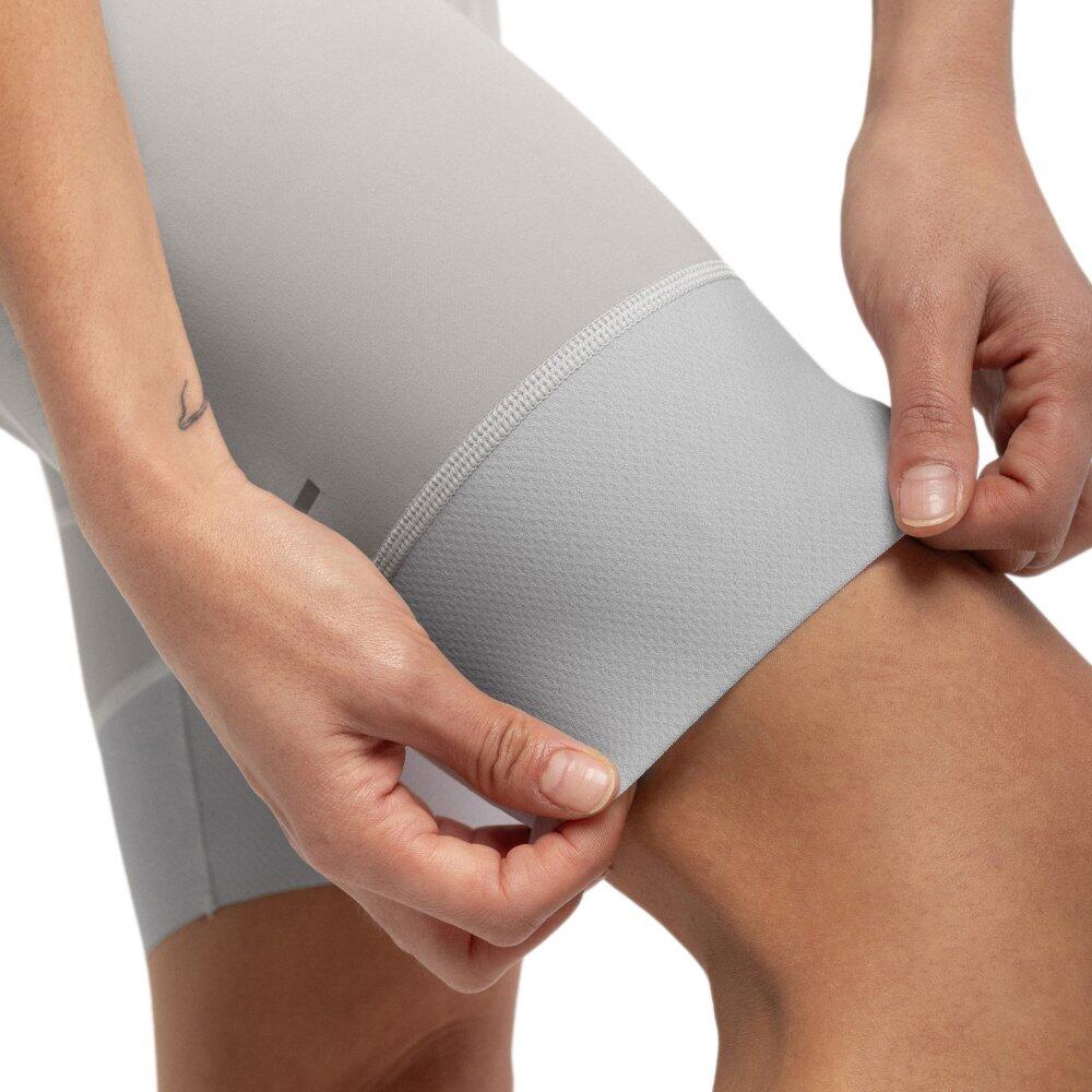 Salopette da ciclismo in tessuti riciclati da donna Sía Grigio 4/7