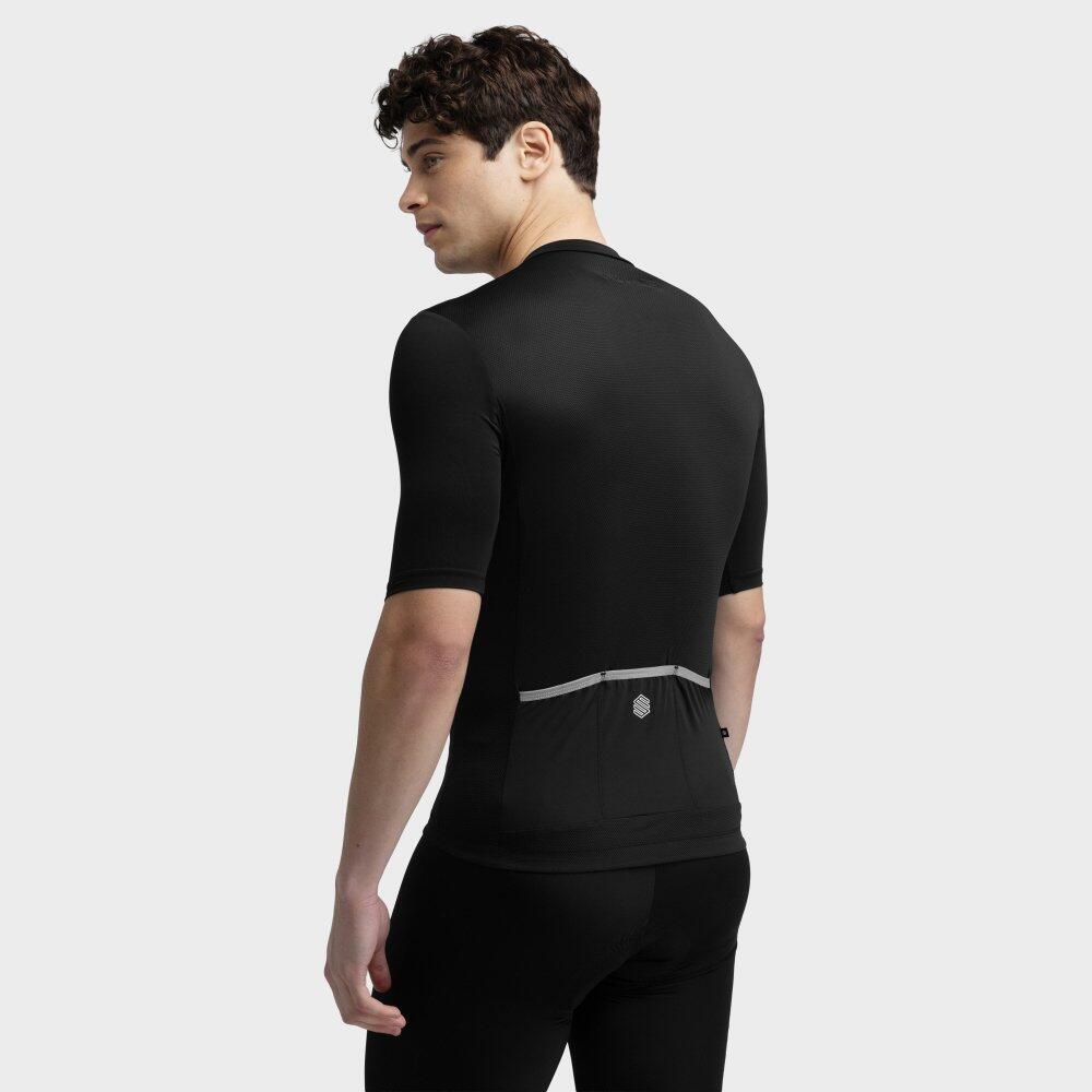 Maillot vélo manches courtes homme Cyclisme Core Pordoi Noir 6/8