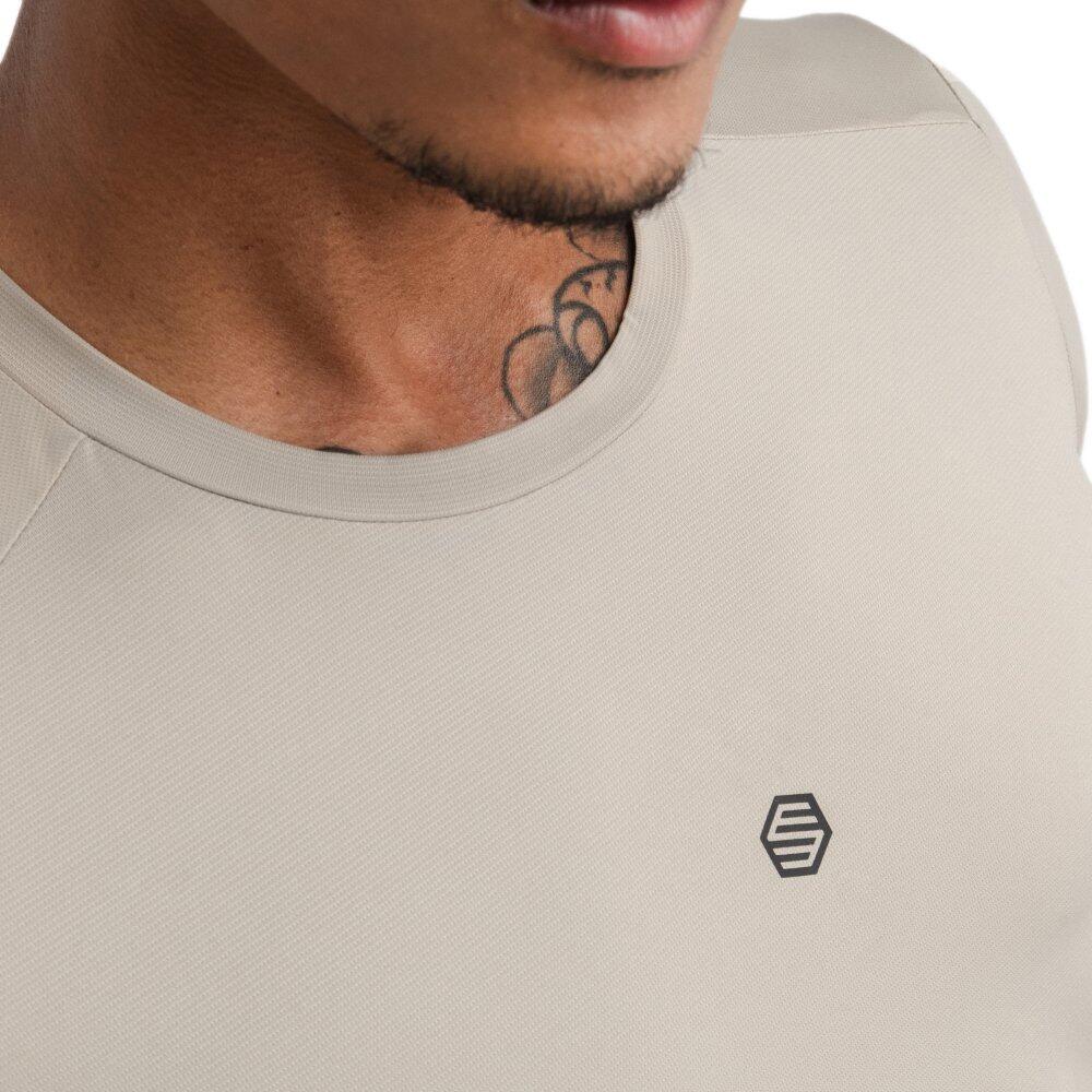 T-shirt cyclisme gravel homme Cedar Beige 5/8