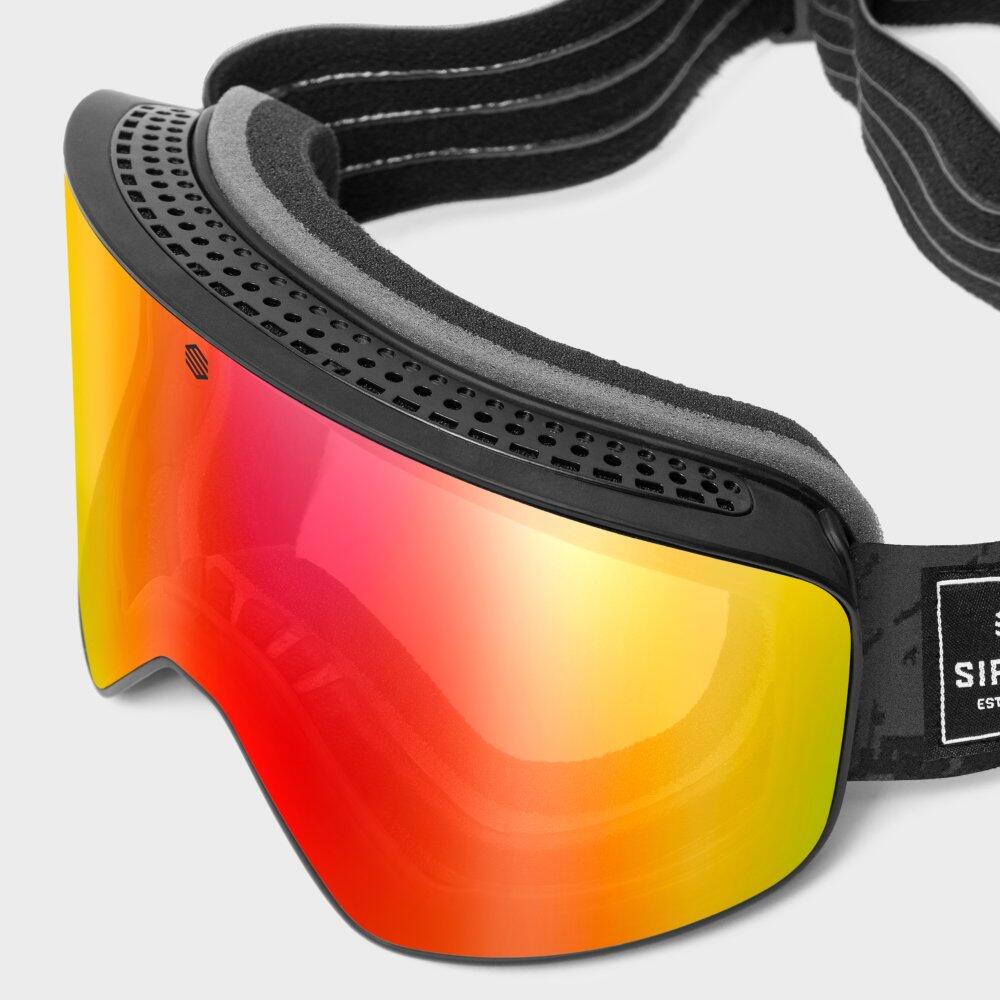 Herren und Damen Wintersport Skibrille GX Whistler Leuchtendes Orange 5/7