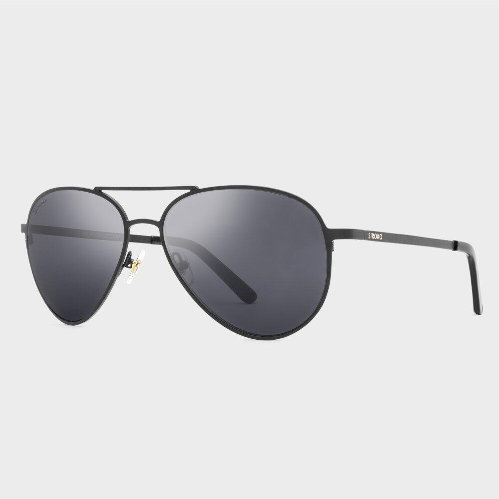 Lunettes de soleil aviateur acier inox Lifestyle Homme et Femme Monza Noir 4/7