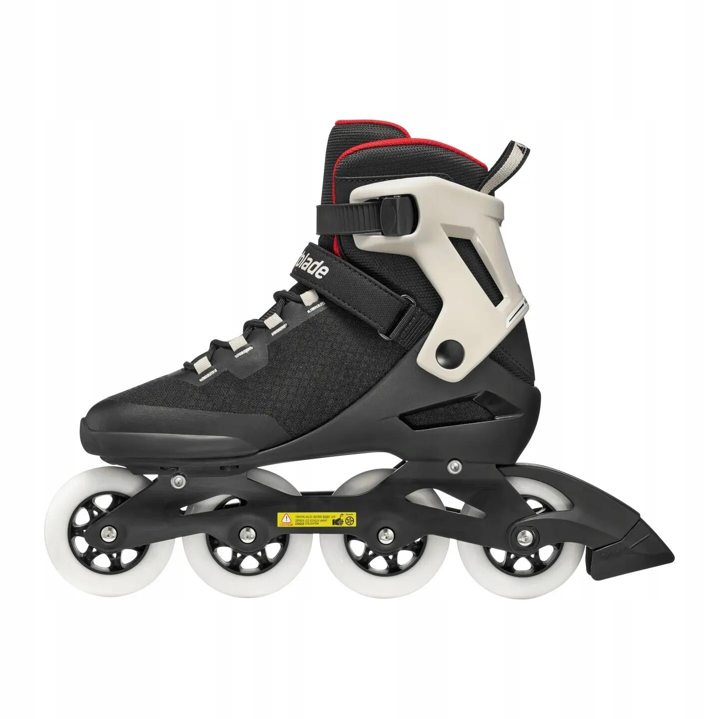 ROLLERBLADE Fitness-Skate Macroblade 84 Schwarz Beige Rot 3/7