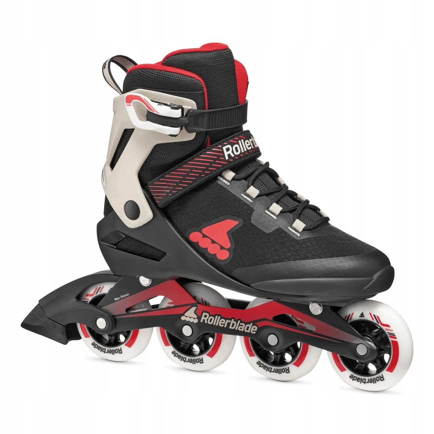 ROLLERBLADE Fitness-Skate Macroblade 84 Schwarz Beige Rot 2/7