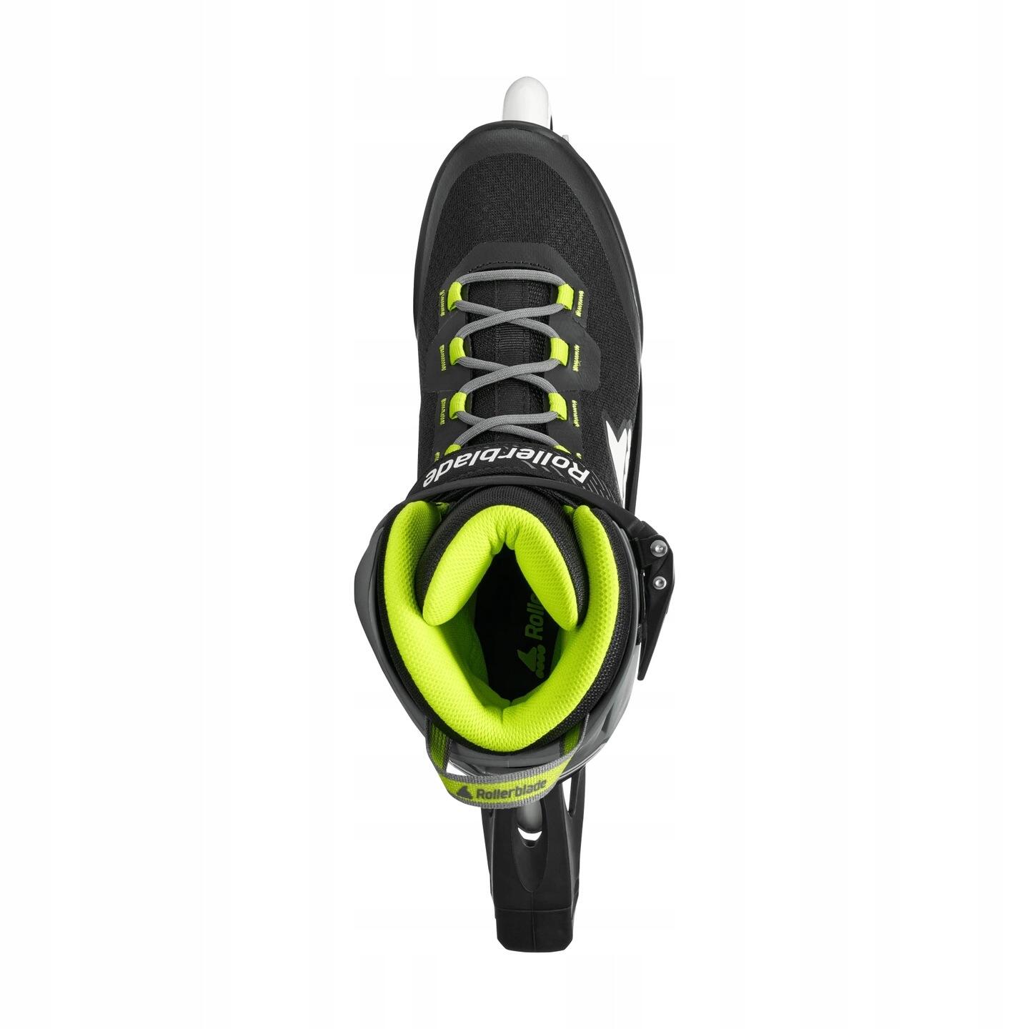 Męskie łyżworolki Rollerblade Macroblade 84 Black / Neon Green 6/7
