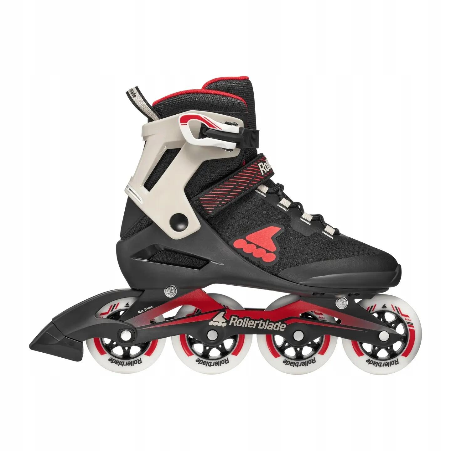 ROLLERBLADE Fitness-Skate Macroblade 84 Schwarz Beige Rot 4/7