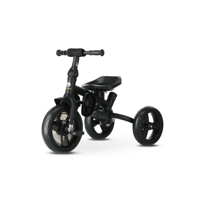 Tricicletă Explorer - Pliabilă cu coș - Rotire 360º - Negru