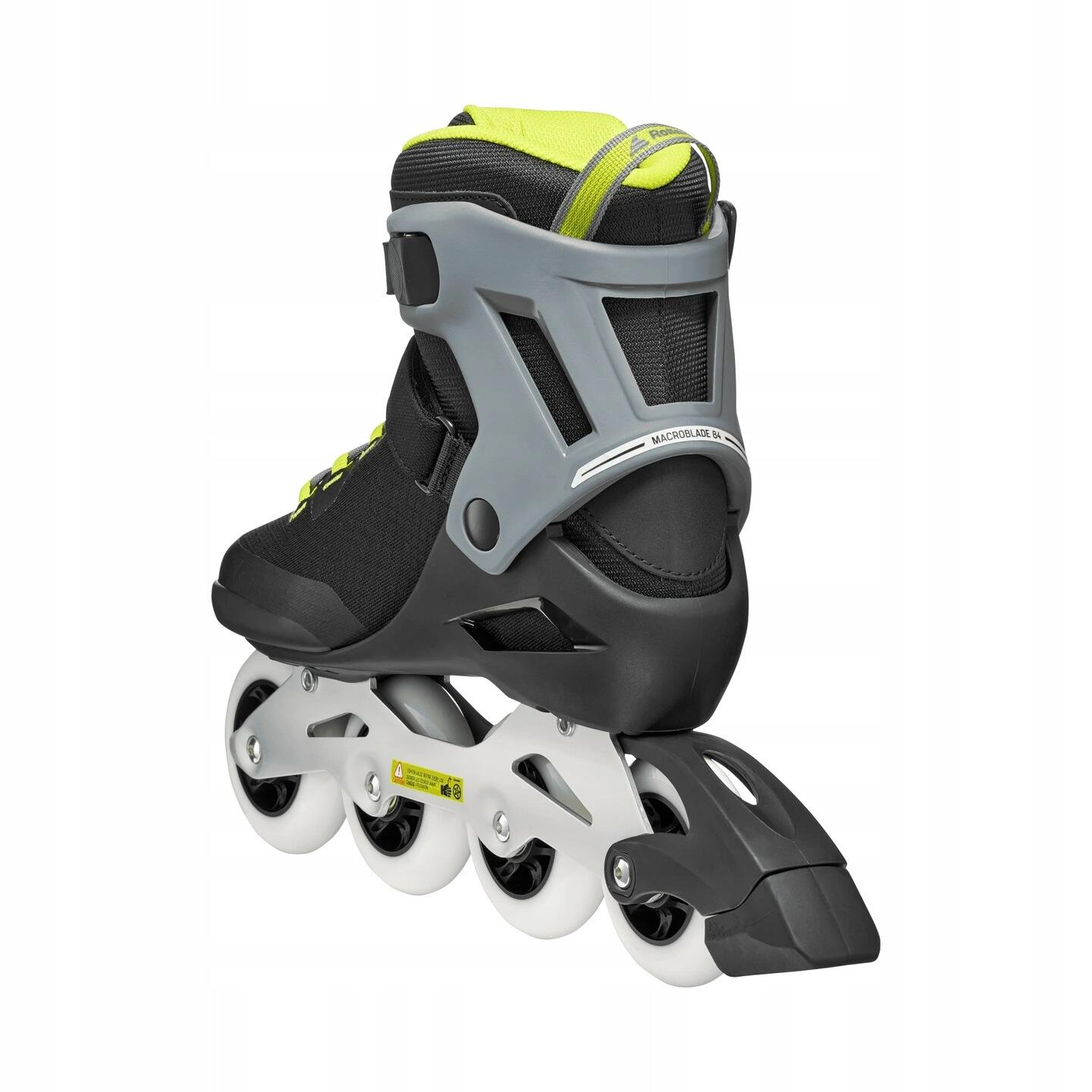 Męskie łyżworolki Rollerblade Macroblade 84 Black / Neon Green 5/7