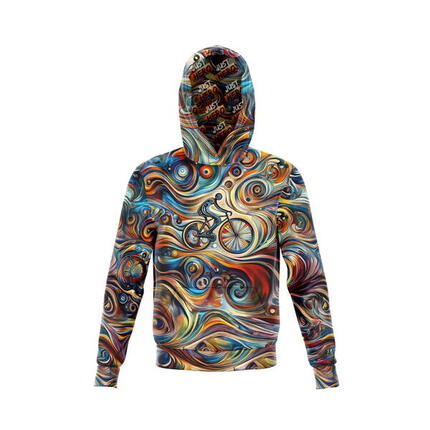Bluza kangurka sportowa z kapturem unisex wygodna To Jadę Rowerem