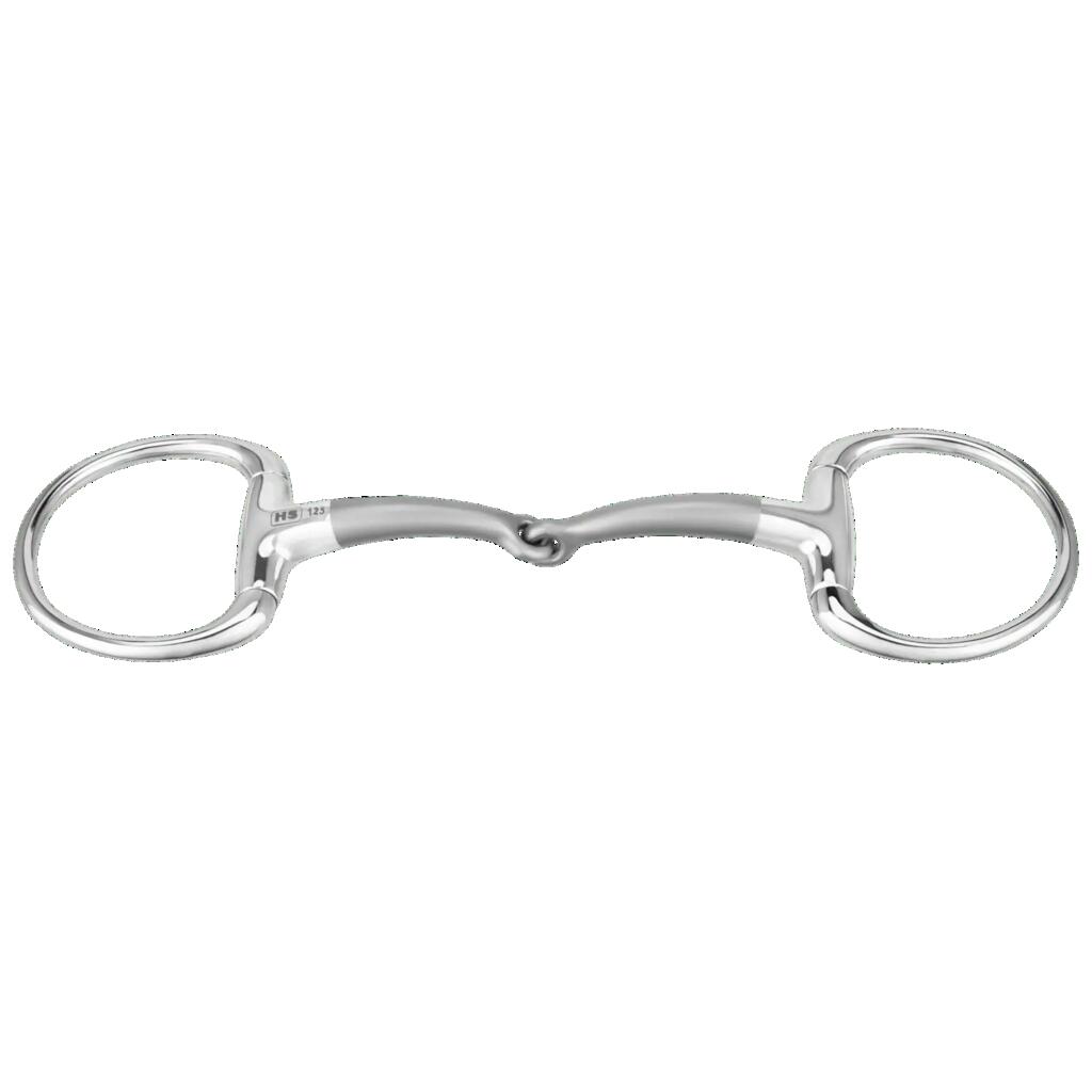 Sprenger Satinox Eggbutt Bit Enkel Gebroken - Stainless Steel 14 Mm Kleurloos