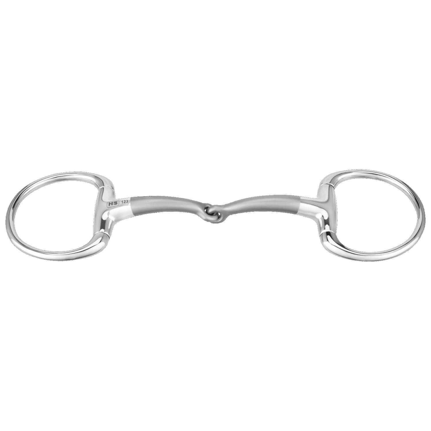 Sprenger Satinox Eggbutt Bit Enkel Gebroken - Stainless Steel 14 Mm Kleurloos