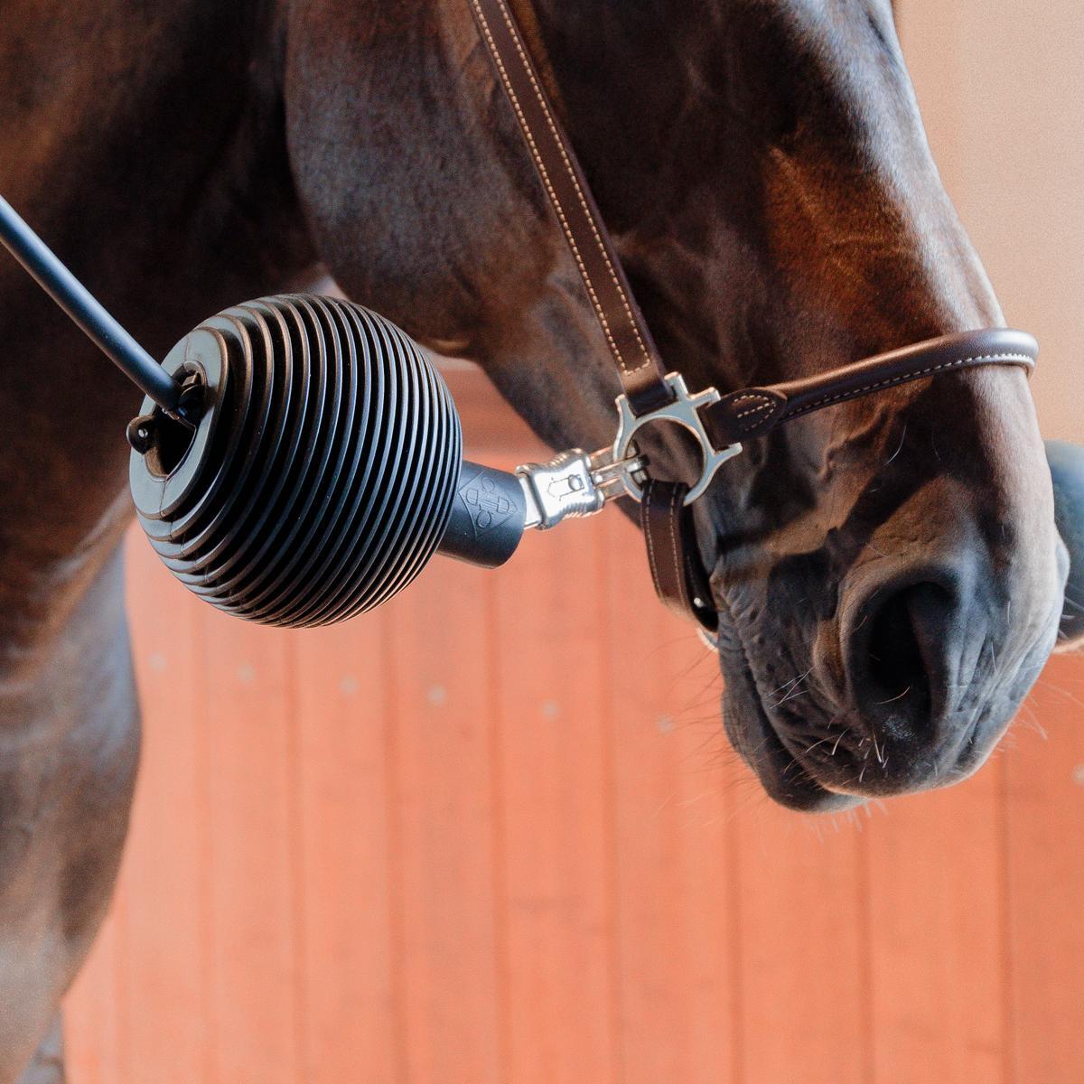 Rubber longe line protective ball for horse Grooming Deluxe 6/7