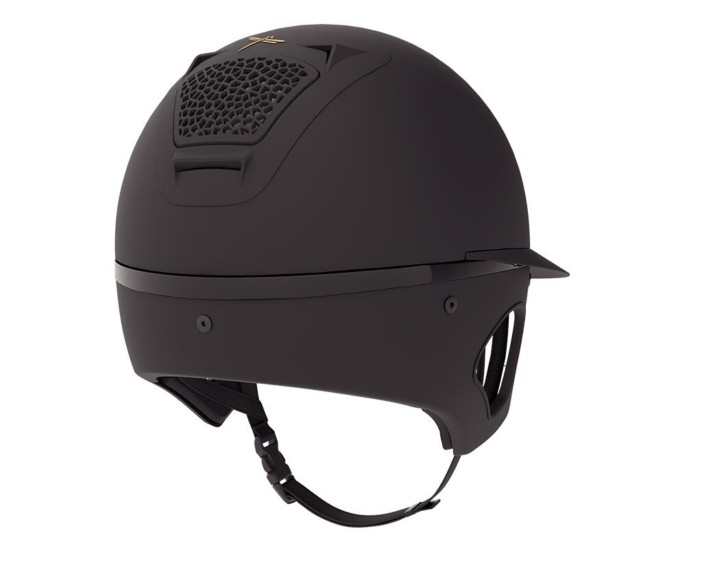 Casque d'équitation avec protections temporales visière large FreeJump Voronoi M 2/2